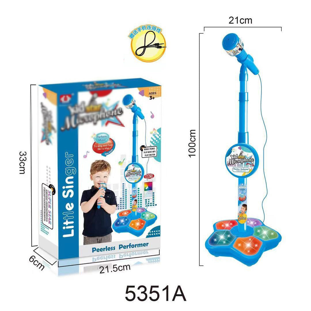 💥🔥Komplet mikrofonov, komplet karaoke naprave z lučko