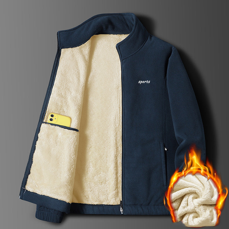 ⛄【M-5XL】Új férfi vastag báránybőr kabát őszi és téli viseletre