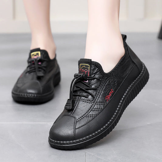 🔥【35-41】Női puha talpú csúszásgátló bőrcipő