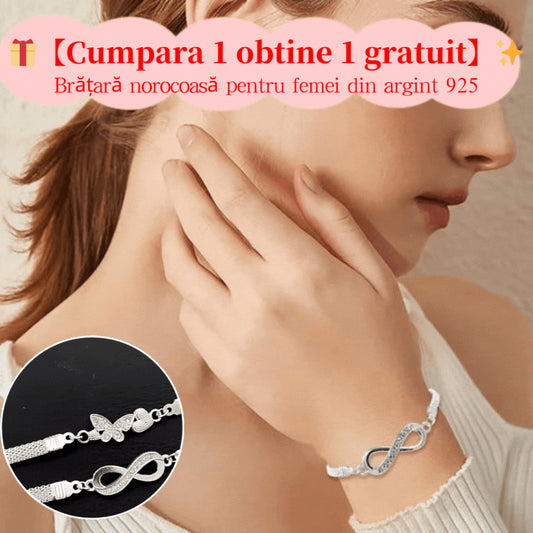 【🎁Kupite 1, dobite 1 gratis】✨Srebrna zapestnica za ženske
