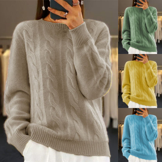 🔥🥼💖【Sezonski popust 】Zimski kašmir pulover 2025 · Topel in mehak za nošenje