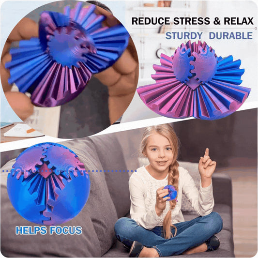 Vásárolj 1-et, kapsz 1-et ingyen 🎁 Steampunk forgó csoda - fidget (gearball)