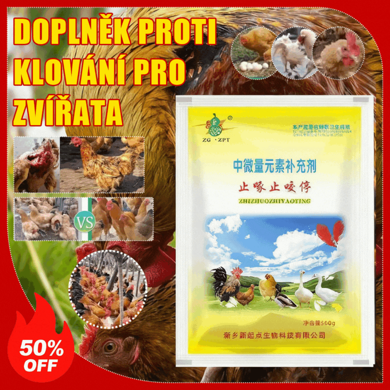 đĂllatorvosi nyomelem-kiegĂ©szĂtĆ csipkedĂ©s ellen, csirkĂ©k, kacsĂĄk, libĂĄk Ă©s a szellĆzĆnyĂlĂĄst, tollakat vagy tojĂĄsokat csipkedĆ madarak szĂĄmĂĄra alkalmas.