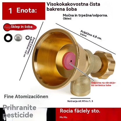 💦【Kupite 1, dobite 1 gratis】Nastavljiva medeninasta namakalna šoba za kmetijsko škropilnico 🌾