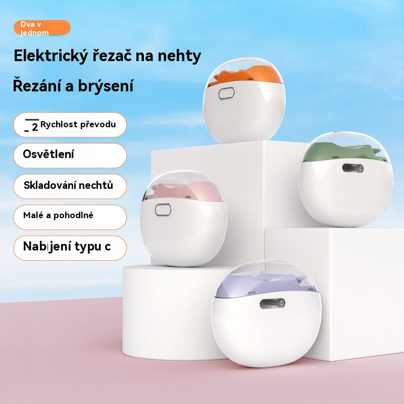 💅🌈 Multifunkcionális elektromos körömcsiszoló, elektromos körömvágó becsípődésgátlóval