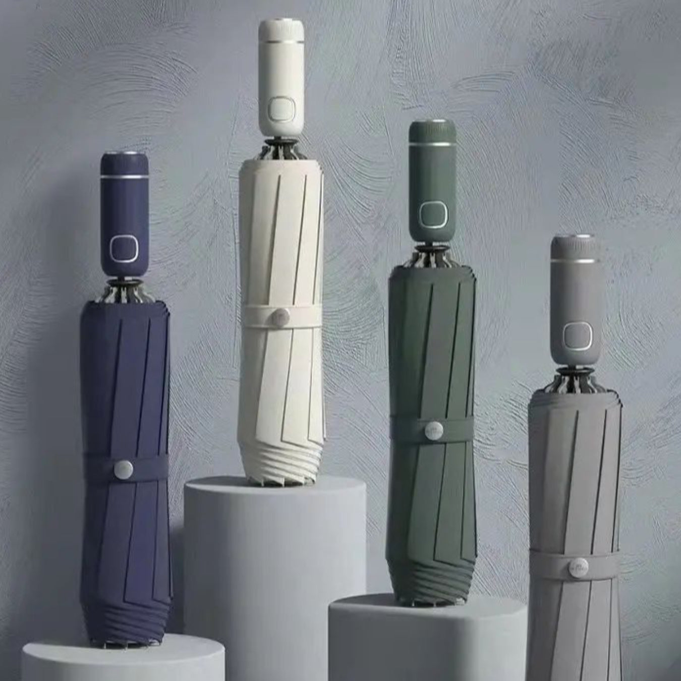 Nov popolnoma samodejni dežnik, izdelan na Japonskem, za dež in sonce