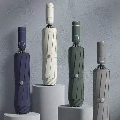 Nov popolnoma samodejni dežnik, izdelan na Japonskem, za dež in sonce