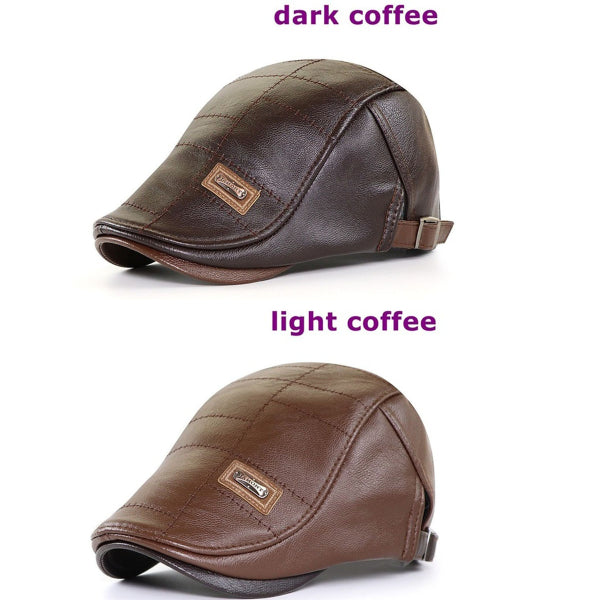 🧢【Kup jeden, drugi dostaniesz gratis】🔥Męski beret skórzany w stylu vintage