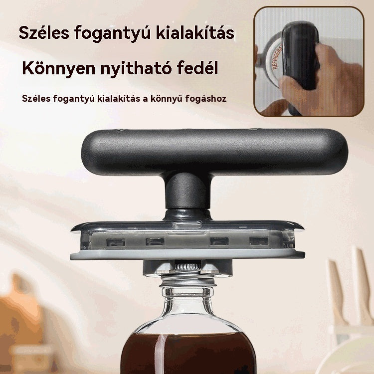 🔥【Vásárolj egyet, kapsz egyet ingyen】🥫Többfunkciós rozsdamentes acél üvegnyitó💥Korlátozott ideig érvényes ajánlat