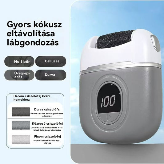 🦶🛁✨ Új elektrós lábcsiszoló, halott bőr eltávolítása a hasadékokból, pedikürhez szánt elektrós lábcsiszoló - 4193744