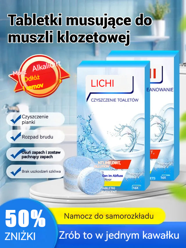 💦🌟【Opakowanie 48 sztuk】-3 pudełka Skuteczna piana do czyszczenia toalet