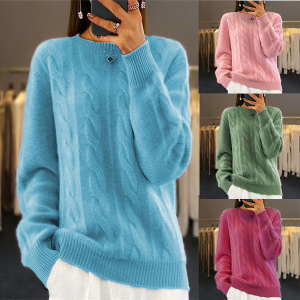 💖【Sezonski popust 】Zimski kašmir pulover 2025 · Topel in mehak za nošenje