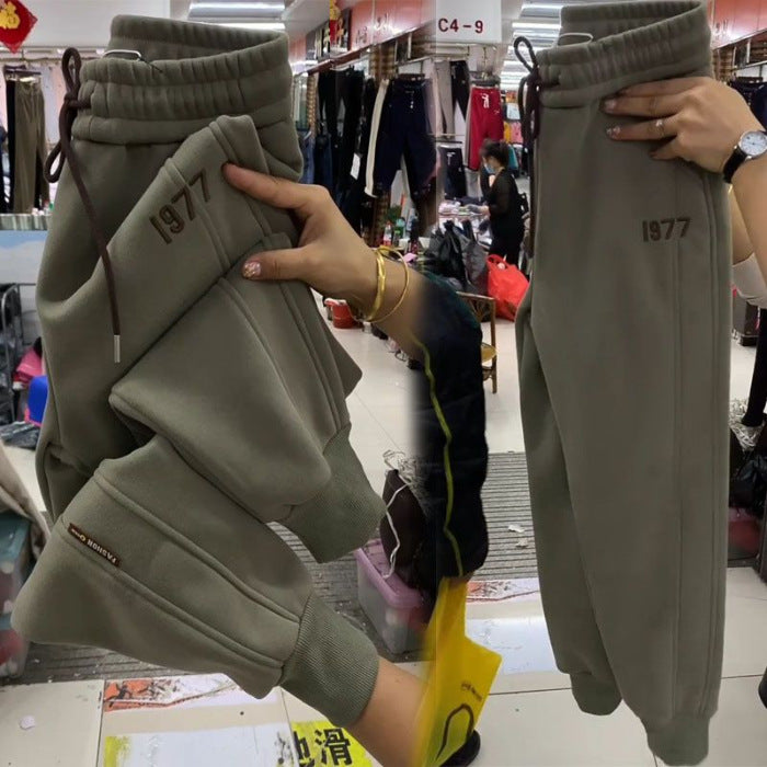 【M-4XL】2025 Pogrubione aksamitne zimowe spodnie na co dzień