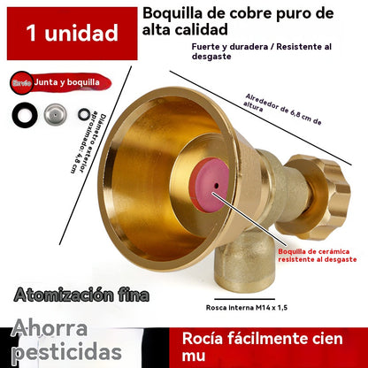 💦【Kupite 1, dobite 1 gratis】Nastavljiva medeninasta namakalna šoba za kmetijsko škropilnico 🌾