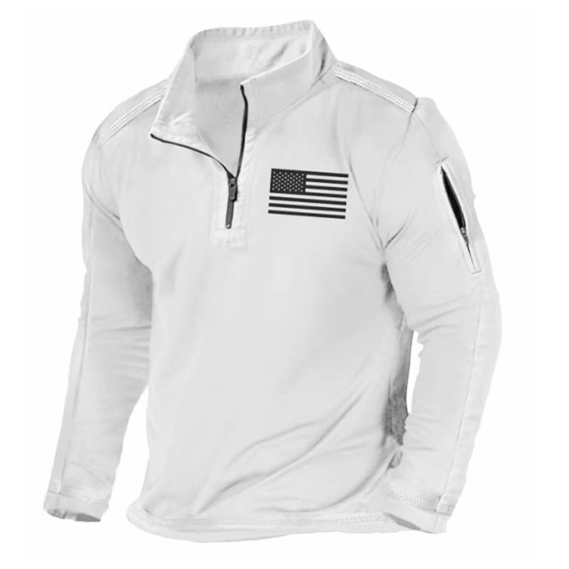 2025 moški taktični pulover z dolgimi rokavi za prosti čas