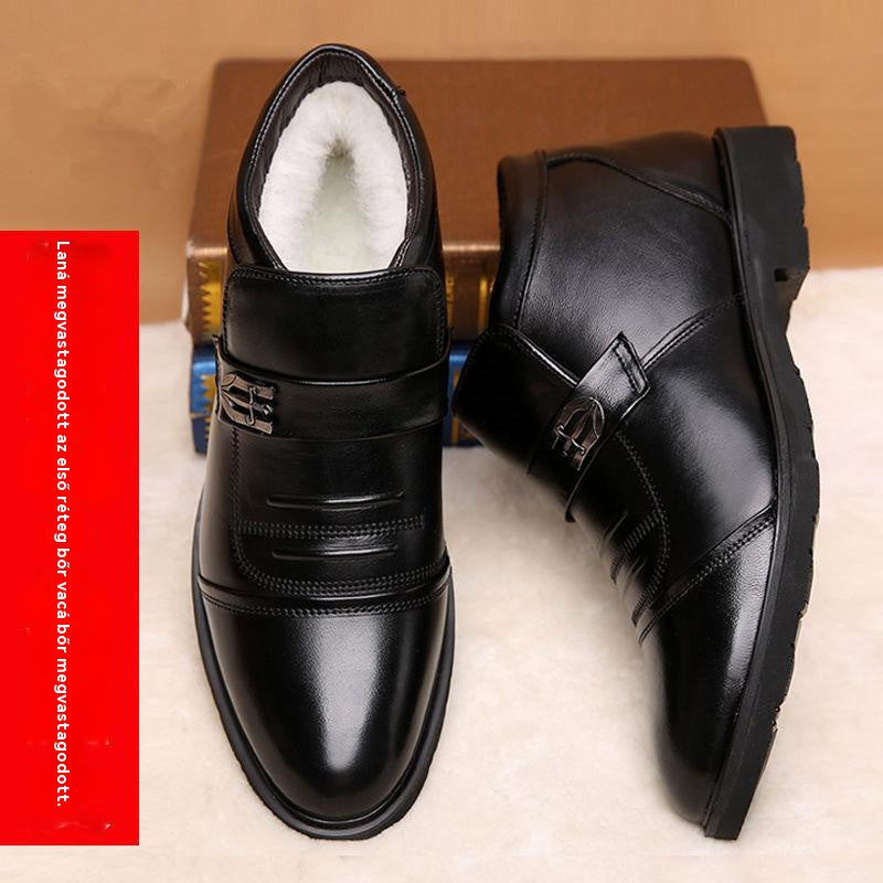 【38-44】 2025-ös őszi-téli férfi divatos pamut bársony cipő