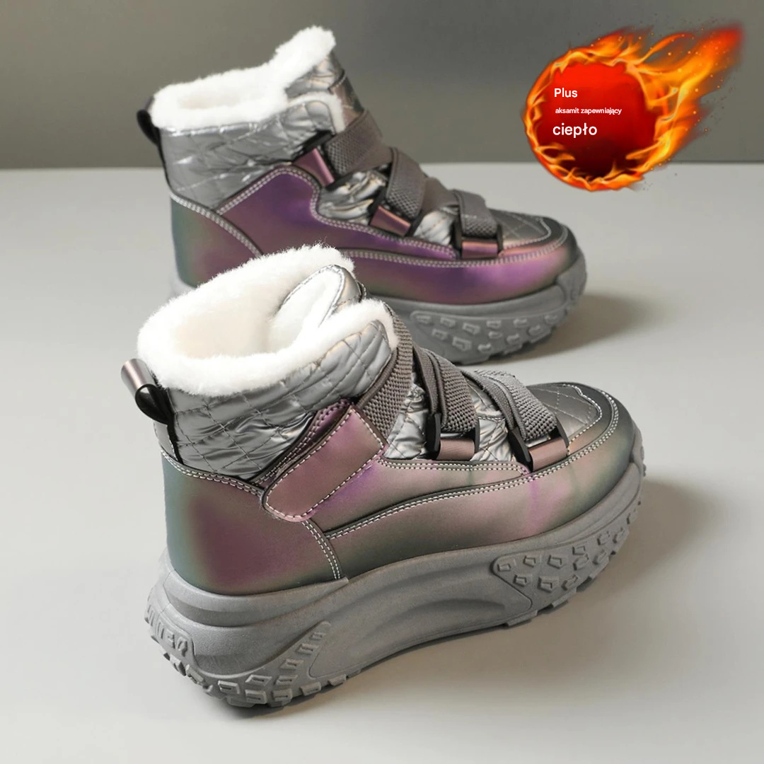 【Nowość 2026】【35-40】✨ Nowe damskie buty na platformie z futerkową podszewką