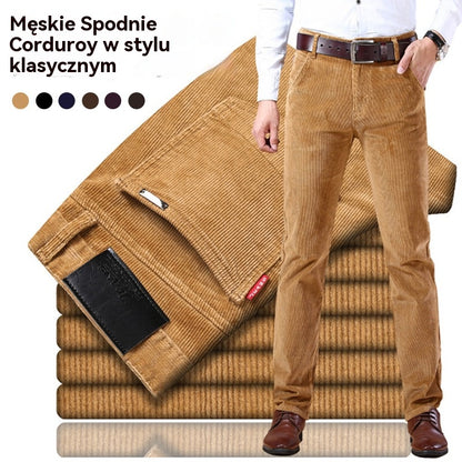 🔥🔥  Zimowe męskie spodnie sztruksowe, ciepłe i wygodne. Modne i uniwersalne【XS-5XL】