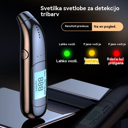 🍷 Visoko natančen prenosni alkotester – izmerite raven alkohola pred vožnjo