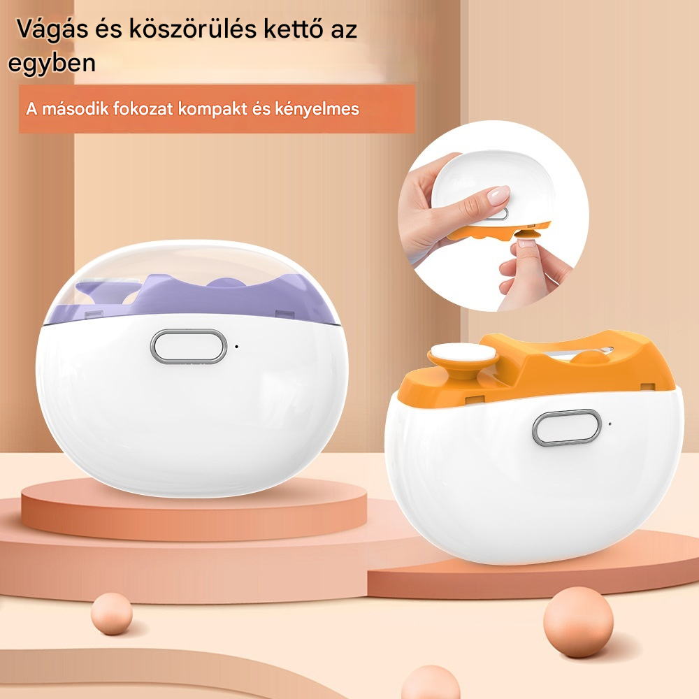 💅🌈 Multifunkcionális elektromos körömcsiszoló, elektromos körömvágó becsípődésgátlóval