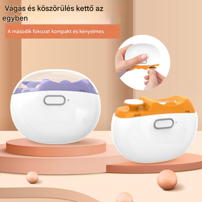 💅🌈 Multifunkcionális elektromos körömcsiszoló, elektromos körömvágó becsípődésgátlóval
