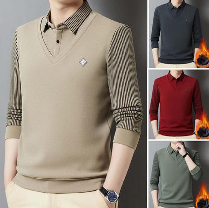 🔥【50% zniżki】【M-4XL】Komplet męski z kaszmiru – Ciepły i elegancki