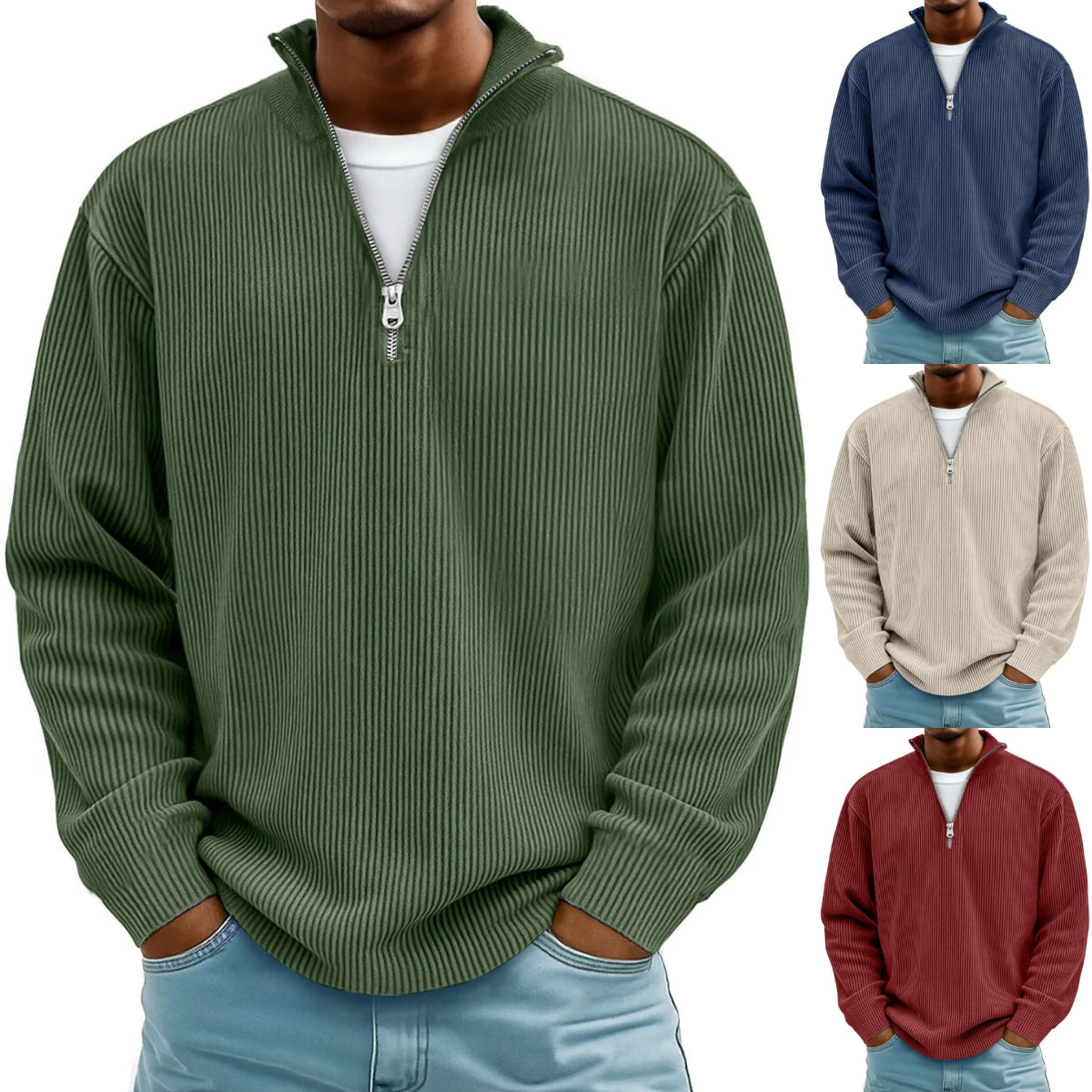 🔥【S-5XL】Nova moška majica z ovratnikom za jesen/zimo 2025.