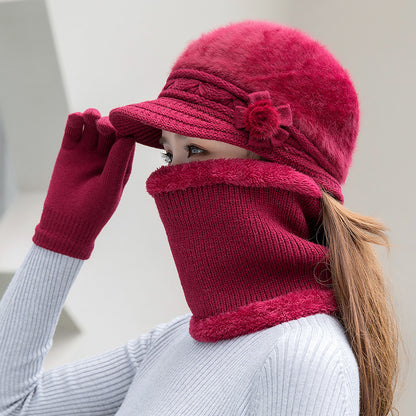 💥【Sapkák + Sálak + Kesztyűk】 Stílusos plüss sapka őszre és télre