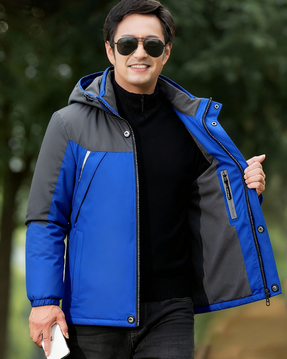 🔥【L-6XL】Moška debela žamet vodoodporna in odporna proti zmrzovanju jakna