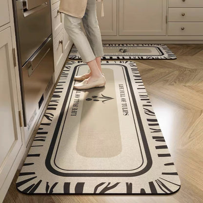 💥💥【meleg süteményként árusítva】Csúszásmentes és nagyon nedvszívó konyhai és fürdőszobai szőnyegek