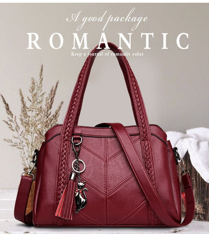 【🔥Hot Selling🔥】Minőségi marhabőr bőrtáska, három réteg nagy kapacitású, puha és kényelmes bőr, bárhová és bármikor elvihető!