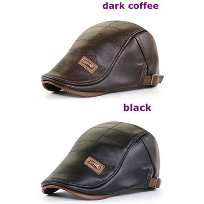🧢【Kup jeden, drugi dostaniesz gratis】🔥Męski beret skórzany w stylu vintage