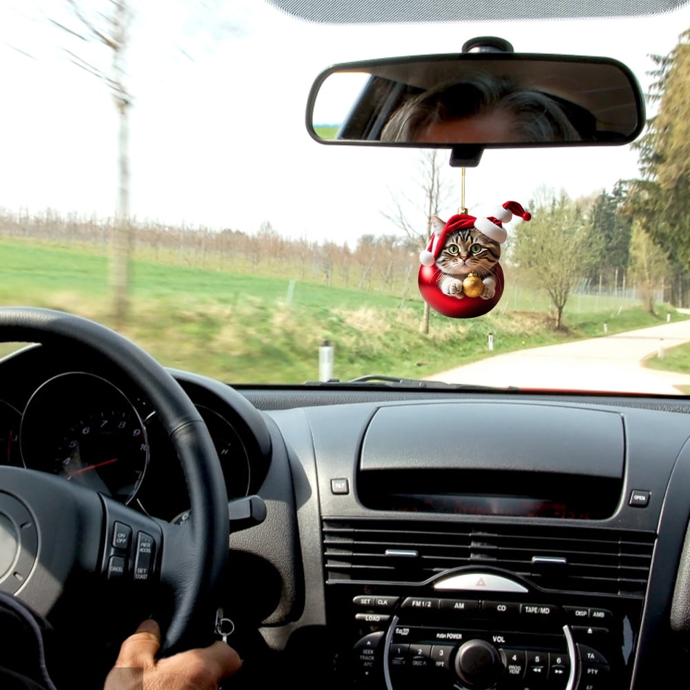 🎄🚗😺【10 kosov】Mačje božične okraske za drevo in avto · Varni  · Hitra dostava