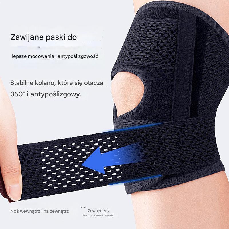 🦵【Kup 1 i otrzymaj 1 gratis】Podwójne nakolanniki sprężynowe do biegania, jazdy na rowerze, gry w piłkę itp.