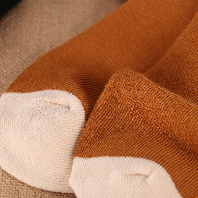 【Kup pięć, otrzymaj pięć gratis 🧦】🔥Grube skarpety dla mężczyzn i kobiet na jesień i zimę, ciepłe bawełniane skarpety z wełnianą podszewką, odpowiednie dla seniorów.