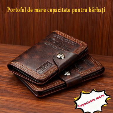 🔥😎【Kup 1, otrzymasz 1 gratis】Męski portfel o dużej pojemności - stylowy, praktyczny, dojrzały i elegancki styl biznesowy.