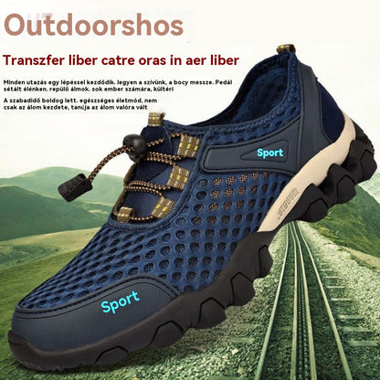 【39-44】😍2025 nyári szabadtéri túracipők Légáteresztő hálós cipők