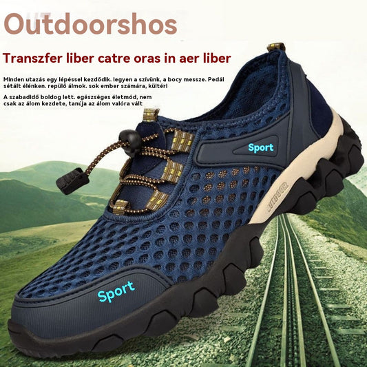 【39-44】😍2025 nyári szabadtéri túracipők Légáteresztő hálós cipők