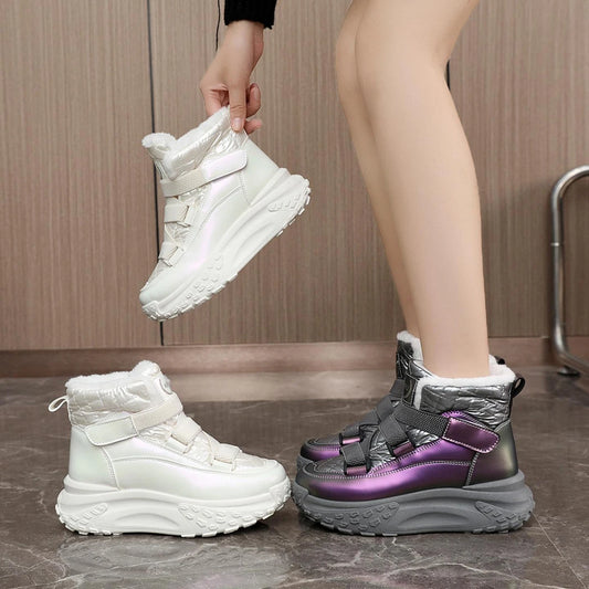 【Nowość 2026】【35-40】✨ Nowe damskie buty na platformie z futerkową podszewką