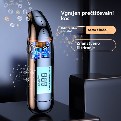 🍷 Visoko natančen prenosni alkotester – izmerite raven alkohola pred vožnjo
