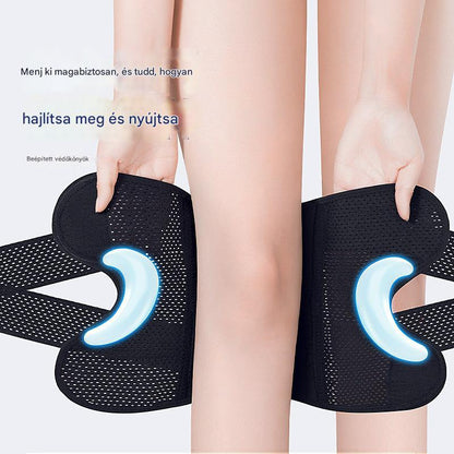 🦵【Vásárolj egyet, kapj egyet ingyen】 Kétkaros térdpad, alkalmas futásra, kerékpározásra, labdarúgásra és más sportokra