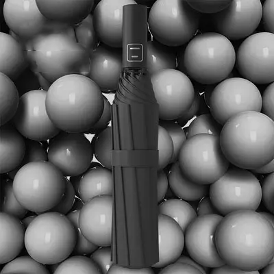 Nov popolnoma samodejni dežnik, izdelan na Japonskem, za dež in sonce