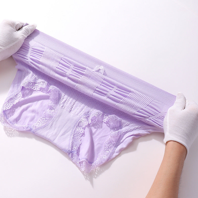 👩【7 sztuka】【Kup jeden, a drugi dostaniesz za darmo】】Antybakteryjne elastyczne majtki kontrolujące brzuch z wysoką talią w dużych rozmiarach（60-100kg）