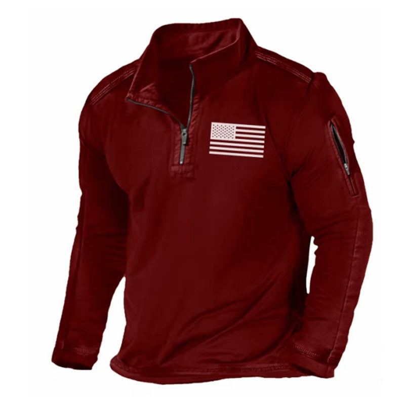 2025 moški taktični pulover z dolgimi rokavi za prosti čas