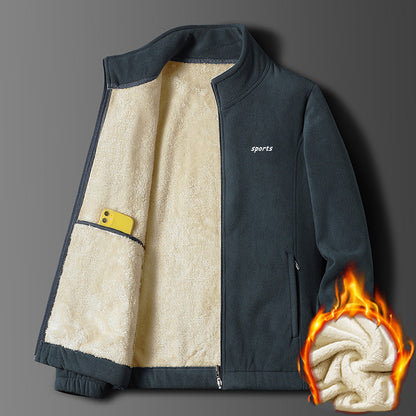 ⛄【M-5XL】Új férfi vastag báránybőr kabát őszi és téli viseletre