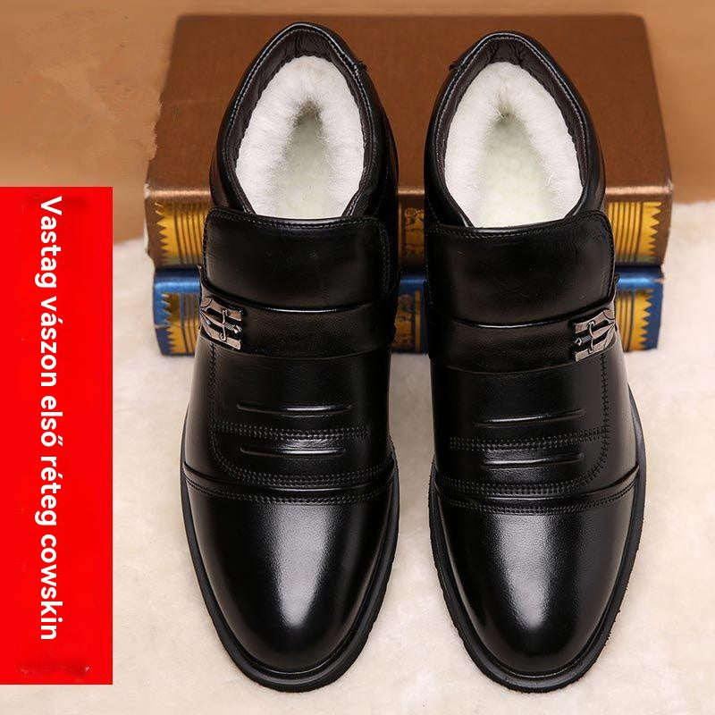 【38-44】 2025-ös őszi-téli férfi divatos pamut bársony cipő