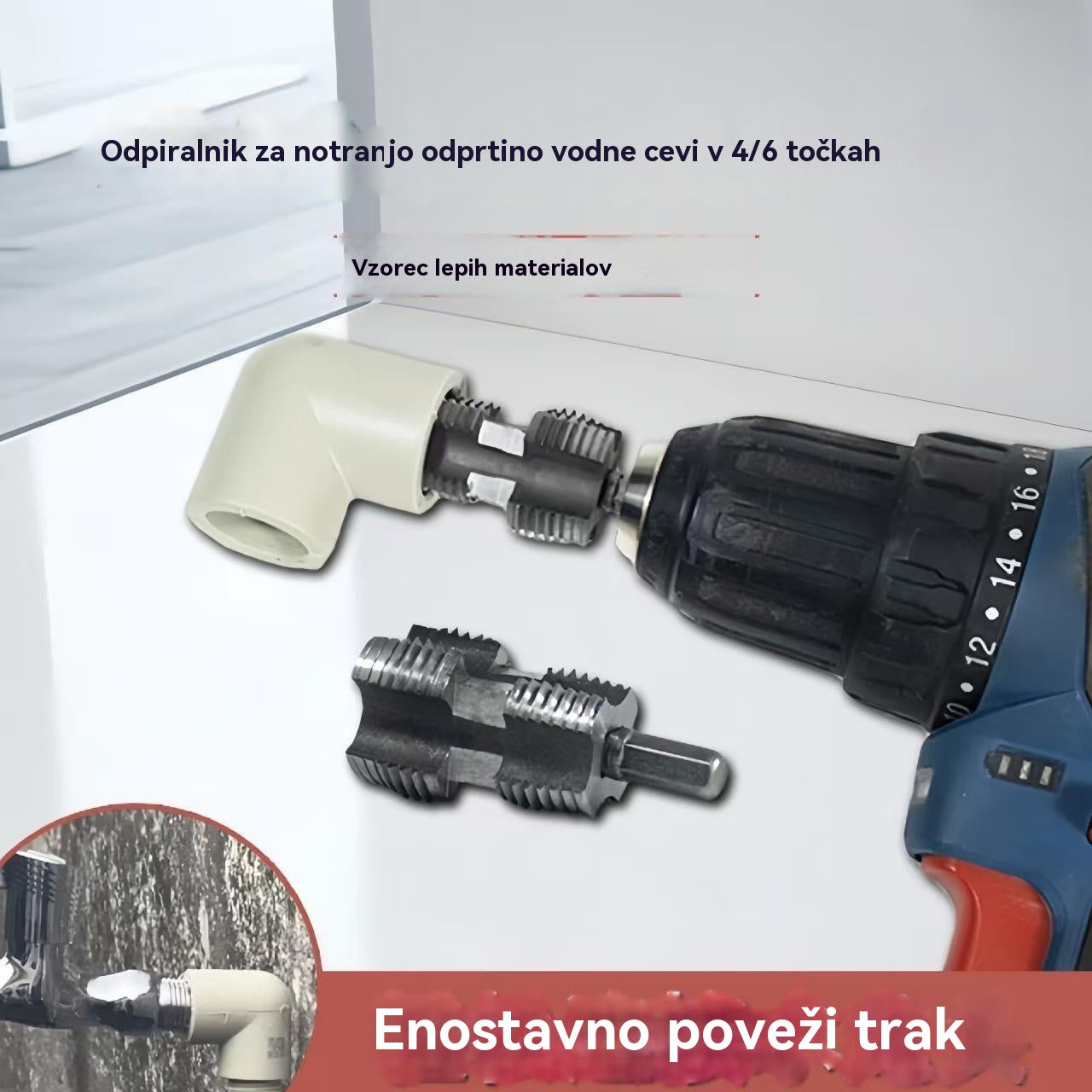 🛠️【Orodja za odpiranje notranje žice za vodno cev in komplet orodij za odpiranje zunanje žice】 4 točke 6 točk vodovodna cev PPR plastika PVC