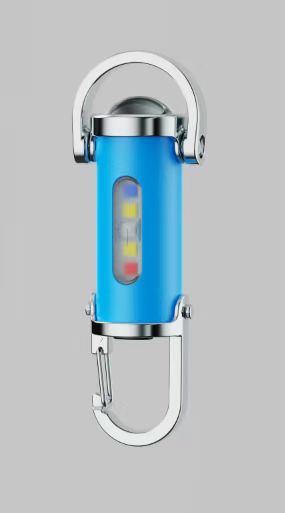 🔥【Vásároljon 1-et, kapjon 1-t ingyen】🔥2 db Szuperfényes, 1200lm-es vízálló mini kulcstartós zseblámpa