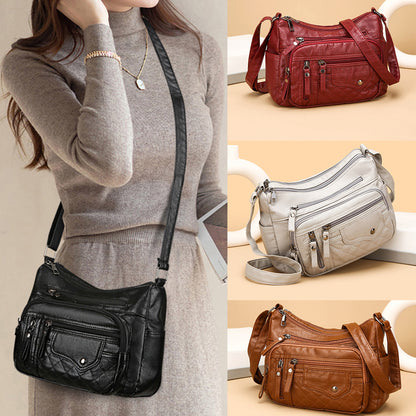 💥👜2025 Nowa modna, pojemna, miękka skórzana torba na ramię/torba listonoszka