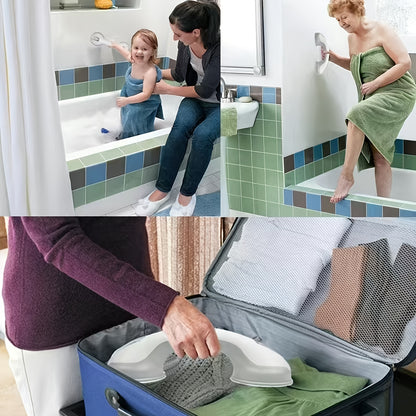 🔥Kup jeden, drugi gratis 🔥Wielofunkcyjny uchwyt łazienkowy z przyssawką, bez wiercenia, bez montażu, łatwy w użyciu